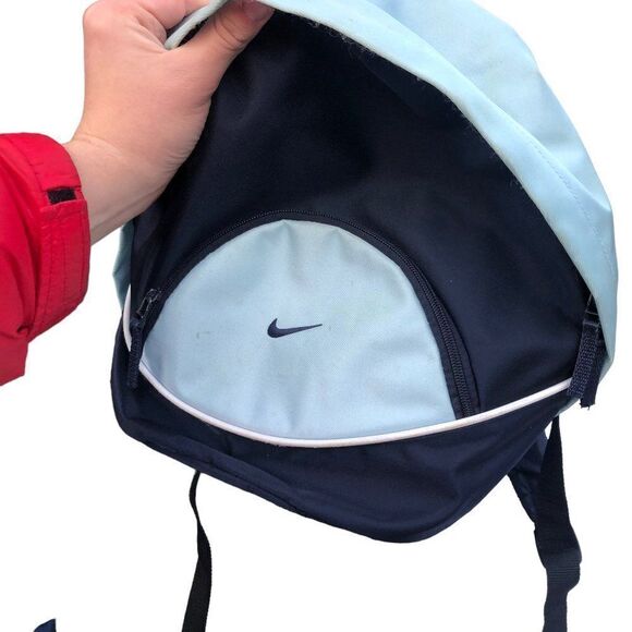 Vintage Nike Bag Blue Knapsack - Picture 4 of 12